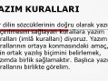 Türkçede Yazım Kuralları